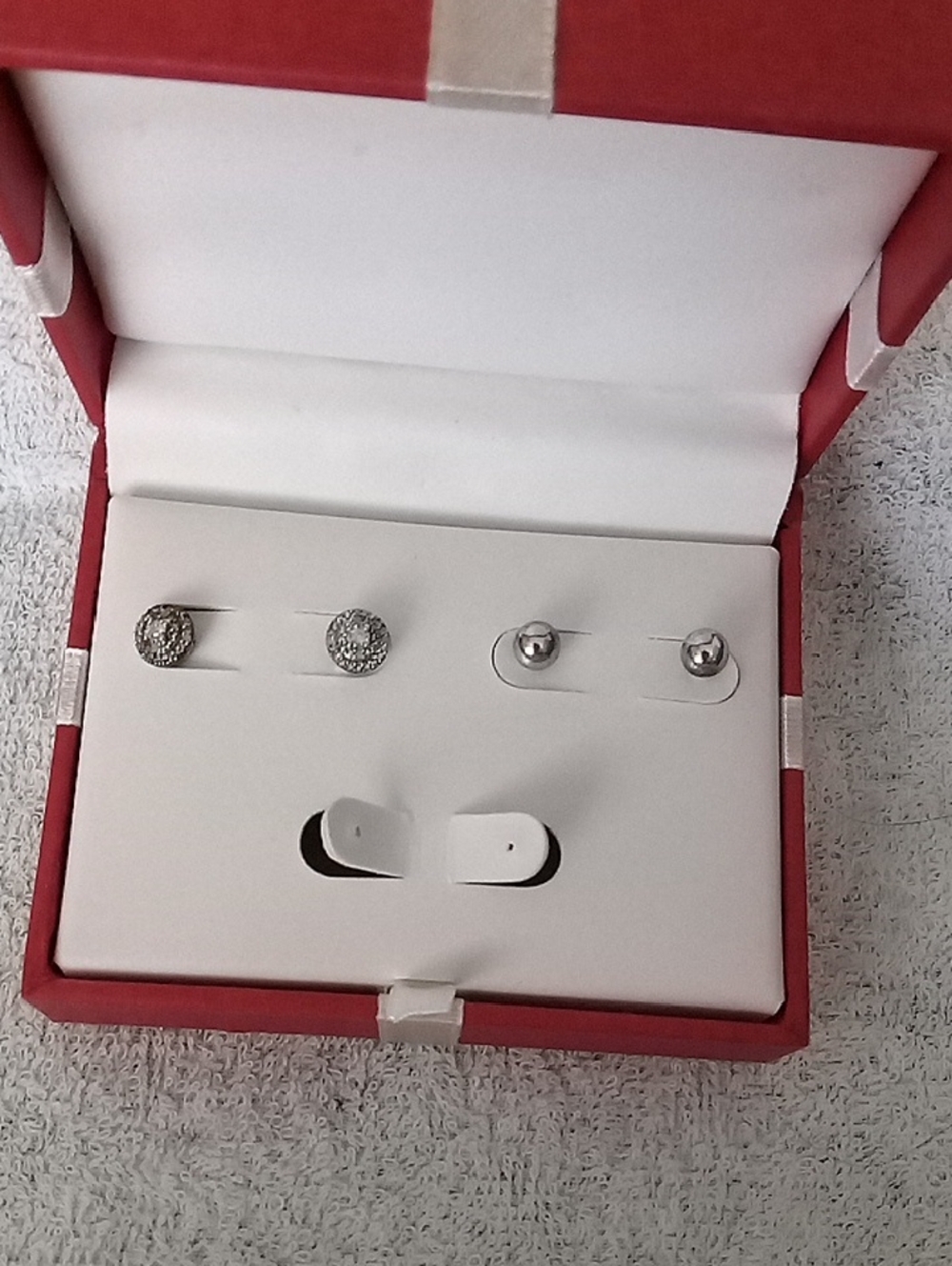 925 Sparkle Stud Earring Set